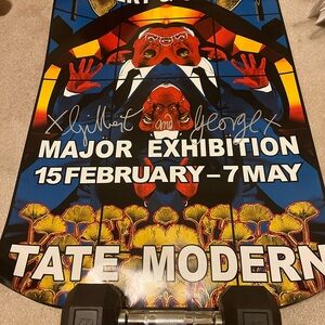 20x30 inch Poster “Gilbert & George” signed in silver pen.